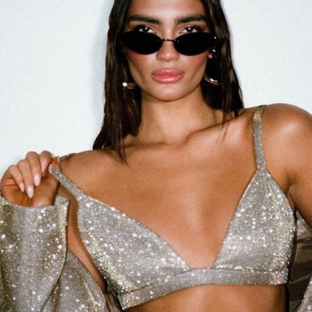 SLA The Label Bronze Astrid Bralette Top